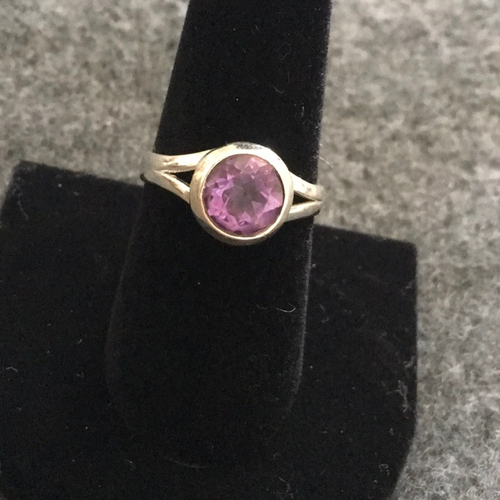 Amethyst in sterling